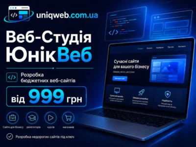 Розробка сайтів під ключ. Разработка сайтов под ключ.