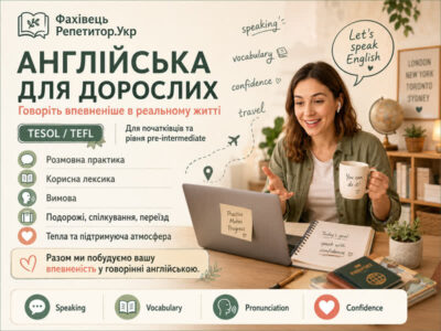 Репетитор англійської мови для дорослих